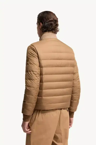 Moncler Crachin Reversible Shearling & Nappa Short Down Jacket | Thumbnail 6 Moncler Crachin Reversible Shearling & Nappa Short Down Jacket | Thumbnail 6
