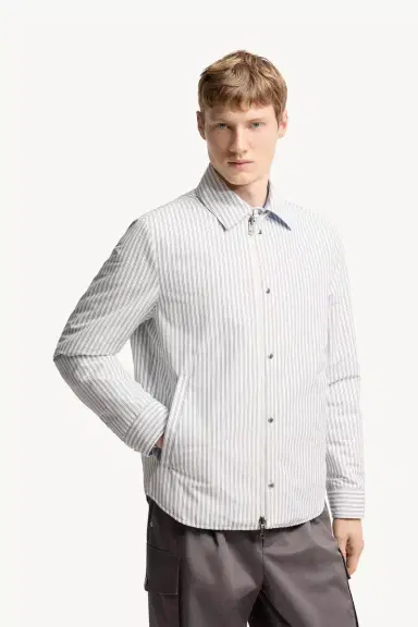 Moncler Crescent Reversible Down Shirt Jacket | Thumbnail 5 Moncler Crescent Reversible Down Shirt Jacket | Thumbnail 5