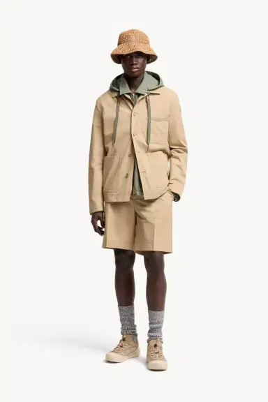 Moncler Nanav Seersucker Shirt Jacket | Thumbnail 3 Moncler Nanav Seersucker Shirt Jacket | Thumbnail 3