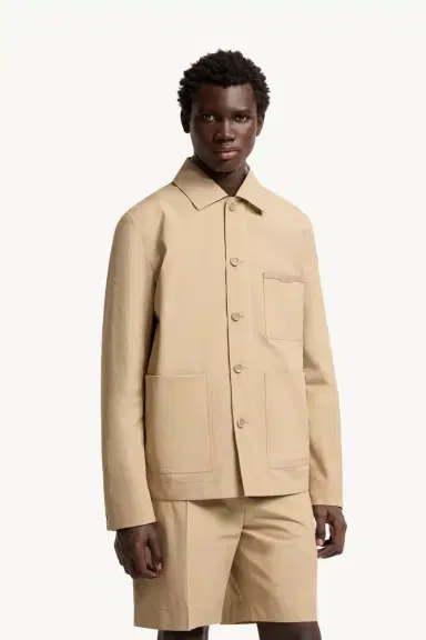 Moncler Nanav Seersucker Shirt Jacket | Thumbnail 5 Moncler Nanav Seersucker Shirt Jacket | Thumbnail 5