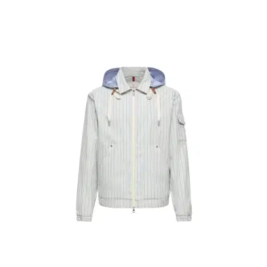 Moncler Havas Striped Poplin Shirt Jacket | Thumbnail 1 Moncler Havas Striped Poplin Shirt Jacket | Thumbnail 1