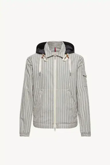 Moncler Havas Striped Poplin Shirt Jacket | Thumbnail 2 Moncler Havas Striped Poplin Shirt Jacket | Thumbnail 2