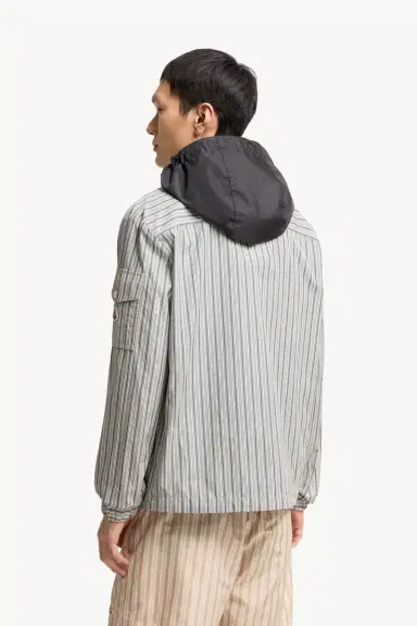Moncler Havas Striped Poplin Shirt Jacket | Thumbnail 6 Moncler Havas Striped Poplin Shirt Jacket | Thumbnail 6