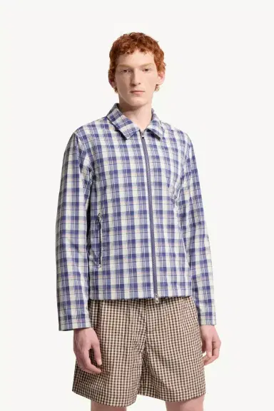 Moncler Giausar Checked Ripstop Shirt Jacket | Thumbnail 5 Moncler Giausar Checked Ripstop Shirt Jacket | Thumbnail 5