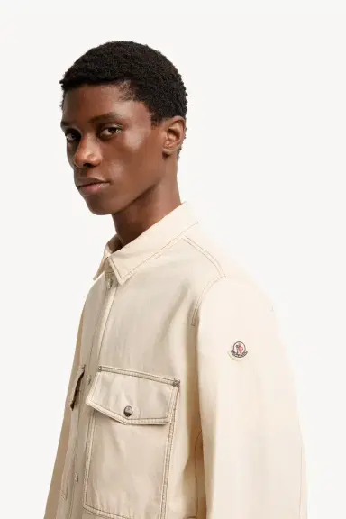 Moncler Watagua Cotton & Linen Blend Shirt Jacket | Thumbnail 4 Moncler Watagua Cotton & Linen Blend Shirt Jacket | Thumbnail 4
