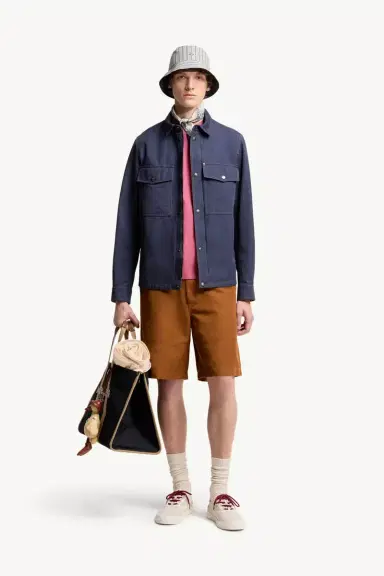 Moncler Watagua Cotton & Linen Blend Shirt Jacket | Thumbnail 3 Moncler Watagua Cotton & Linen Blend Shirt Jacket | Thumbnail 3