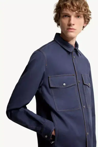 Moncler Watagua Cotton & Linen Blend Shirt Jacket | Thumbnail 7 Moncler Watagua Cotton & Linen Blend Shirt Jacket | Thumbnail 7