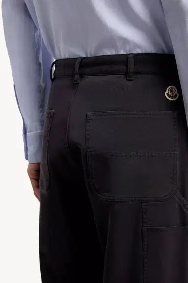 Moncler Cargo Cotton Blend Gabardine Pants | Thumbnail 6 Moncler Cargo Cotton Blend Gabardine Pants | Thumbnail 6