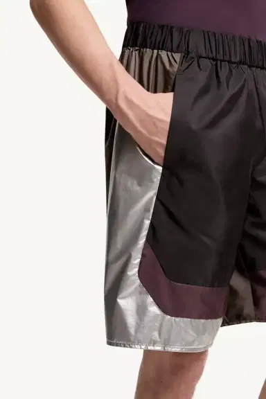 Moncler Geometric Pattern Shorts | Thumbnail 7 Moncler Geometric Pattern Shorts | Thumbnail 7
