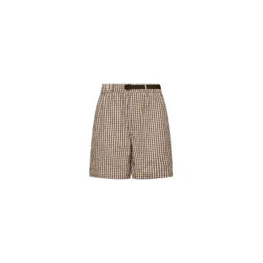 Moncler Vichy Cotton Blend Shorts | Thumbnail 1 Moncler Vichy Cotton Blend Shorts | Thumbnail 1