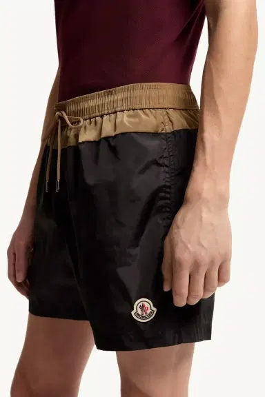 Moncler Contrast Swim Shorts | Thumbnail 4 Moncler Contrast Swim Shorts | Thumbnail 4