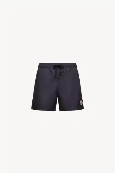 Moncler Logo Patch Swim Shorts | Thumbnail 2 Moncler Logo Patch Swim Shorts | Thumbnail 2