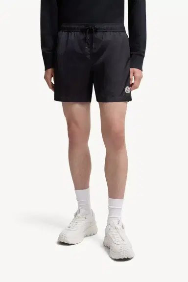 Moncler Logo Patch Swim Shorts | Thumbnail 5 Moncler Logo Patch Swim Shorts | Thumbnail 5