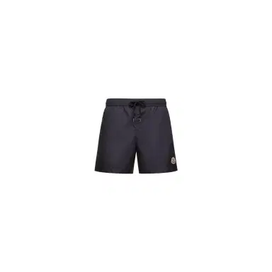 Moncler Logo Patch Swim Shorts | Thumbnail 1 Moncler Logo Patch Swim Shorts | Thumbnail 1