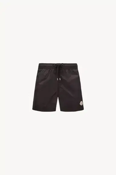 Moncler Logo Patch Swim Shorts | Thumbnail 2 Moncler Logo Patch Swim Shorts | Thumbnail 2
