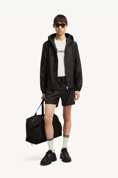 Moncler Logo Patch Swim Shorts | Thumbnail 3 Moncler Logo Patch Swim Shorts | Thumbnail 3