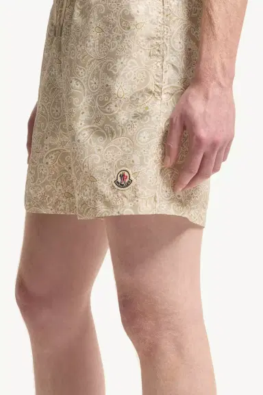 Moncler Paisley Print Swim Shorts | Thumbnail 4 Moncler Paisley Print Swim Shorts | Thumbnail 4