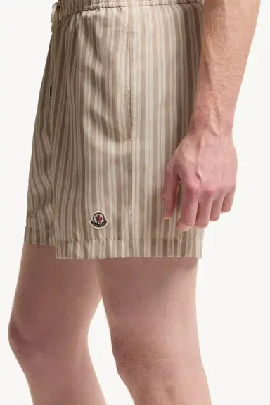 Moncler Striped Swim Shorts | Thumbnail 4 Moncler Striped Swim Shorts | Thumbnail 4