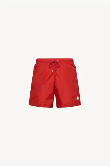 Moncler Logo Patch Swim Shorts | Thumbnail 2 Moncler Logo Patch Swim Shorts | Thumbnail 2