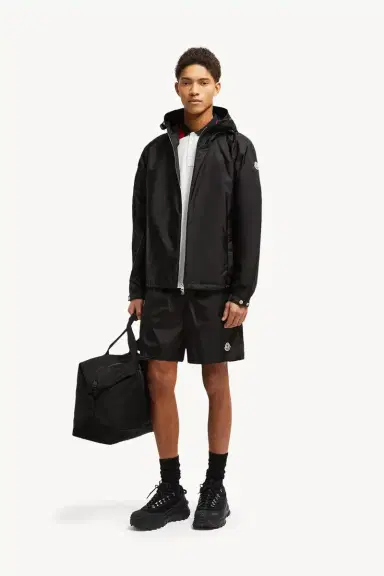 Moncler Logo Patch Swim Shorts | Thumbnail 2 Moncler Logo Patch Swim Shorts | Thumbnail 2