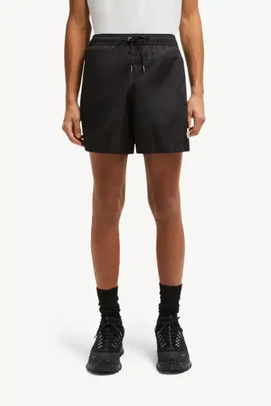 Moncler Logo Patch Swim Shorts | Thumbnail 4 Moncler Logo Patch Swim Shorts | Thumbnail 4