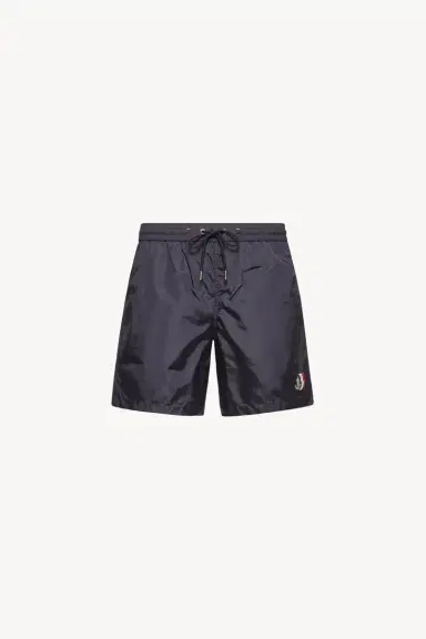 Moncler Logo Patch Swim Shorts | Thumbnail 2 Moncler Logo Patch Swim Shorts | Thumbnail 2