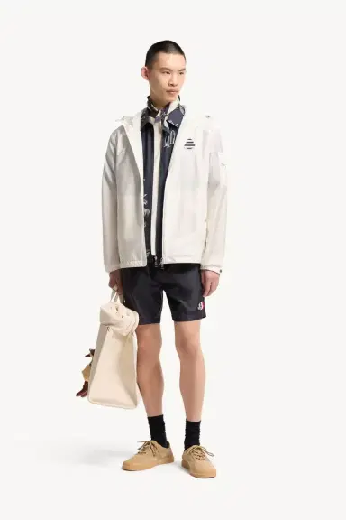 Moncler Logo Patch Swim Shorts | Thumbnail 3 Moncler Logo Patch Swim Shorts | Thumbnail 3