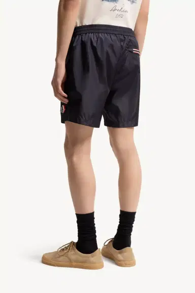 Moncler Logo Patch Swim Shorts | Thumbnail 6 Moncler Logo Patch Swim Shorts | Thumbnail 6