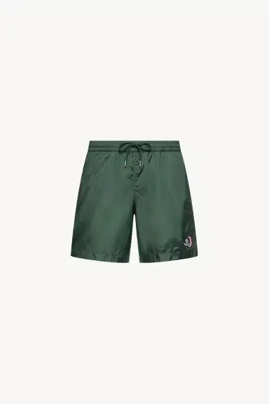 Moncler Logo Patch Swim Shorts | Thumbnail 2 Moncler Logo Patch Swim Shorts | Thumbnail 2