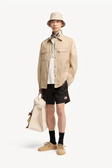 Moncler Logo Patch Swim Shorts | Thumbnail 3 Moncler Logo Patch Swim Shorts | Thumbnail 3