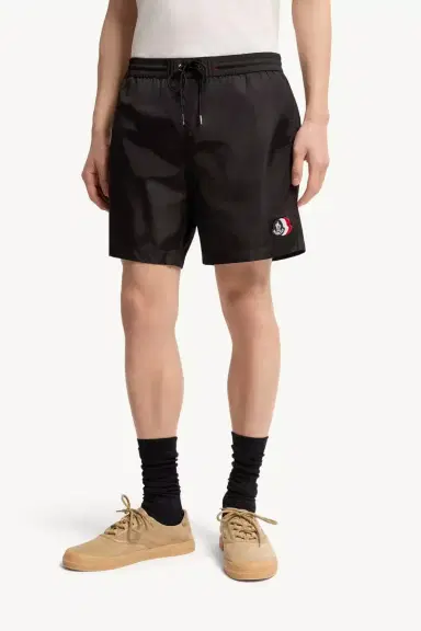 Moncler Logo Patch Swim Shorts | Thumbnail 5 Moncler Logo Patch Swim Shorts | Thumbnail 5