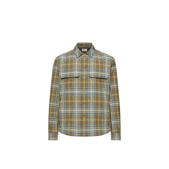 Monogram Checked Shirt Jacket Monogram Checked Shirt Jacket
