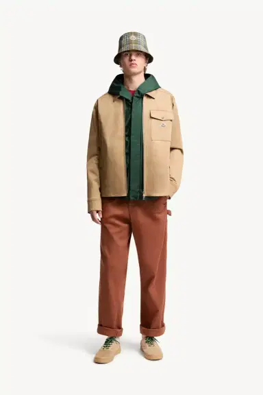 Moncler Cotton Blend Gabardine Shirt Jacket | Thumbnail 3 Moncler Cotton Blend Gabardine Shirt Jacket | Thumbnail 3