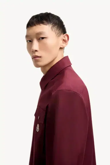Moncler Cotton Blend Gabardine Shirt Jacket | Thumbnail 4 Moncler Cotton Blend Gabardine Shirt Jacket | Thumbnail 4