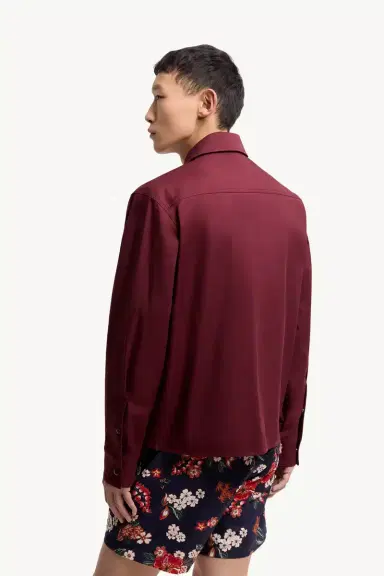 Moncler Cotton Blend Gabardine Shirt Jacket | Thumbnail 6 Moncler Cotton Blend Gabardine Shirt Jacket | Thumbnail 6