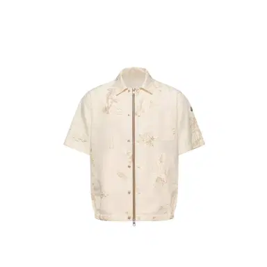 Moncler Surf Print Short Sleeve Shirt | Thumbnail 1 Moncler Surf Print Short Sleeve Shirt | Thumbnail 1