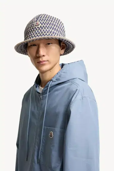 Moncler Cotton Blend Poplin Hooded Shirt Jacket | Thumbnail 4 Moncler Cotton Blend Poplin Hooded Shirt Jacket | Thumbnail 4
