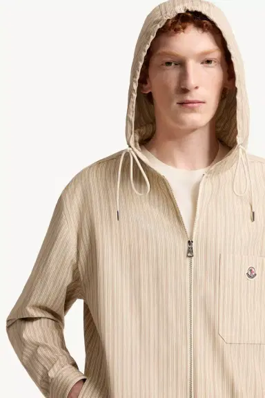 Moncler Striped Cotton Poplin Shirt | Thumbnail 7 Moncler Striped Cotton Poplin Shirt | Thumbnail 7