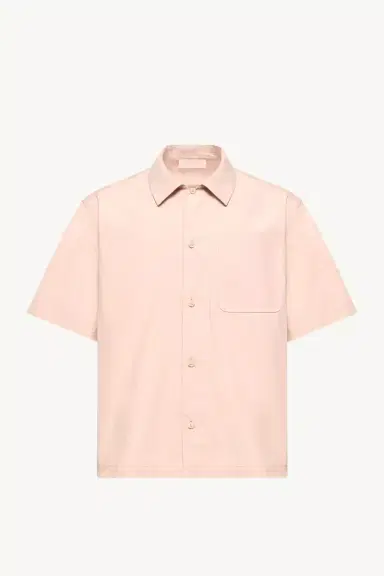 Moncler Cotton Poplin Short Sleeve Shirt | Thumbnail 2 Moncler Cotton Poplin Short Sleeve Shirt | Thumbnail 2
