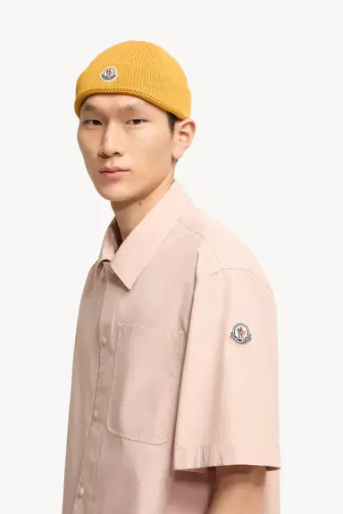 Moncler Cotton Poplin Short Sleeve Shirt | Thumbnail 4 Moncler Cotton Poplin Short Sleeve Shirt | Thumbnail 4