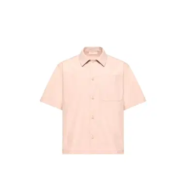 Moncler Cotton Poplin Short Sleeve Shirt | Thumbnail 1 Moncler Cotton Poplin Short Sleeve Shirt | Thumbnail 1