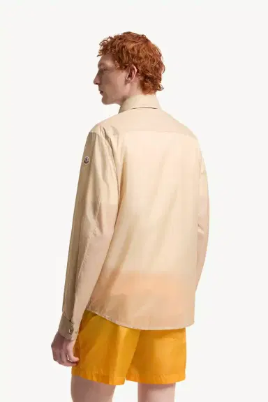 Moncler Logo Patch Long Sleeve Shirt Jacket | Thumbnail 6 Moncler Logo Patch Long Sleeve Shirt Jacket | Thumbnail 6