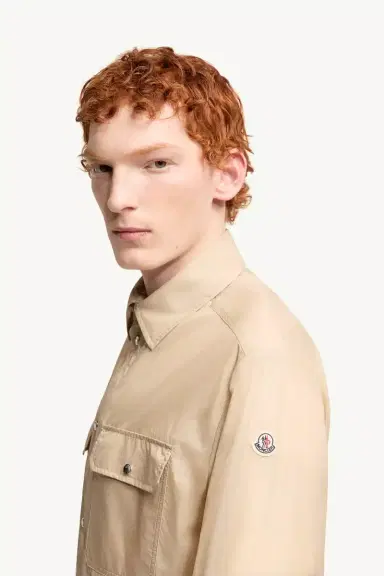 Moncler Logo Patch Long Sleeve Shirt Jacket | Thumbnail 7 Moncler Logo Patch Long Sleeve Shirt Jacket | Thumbnail 7