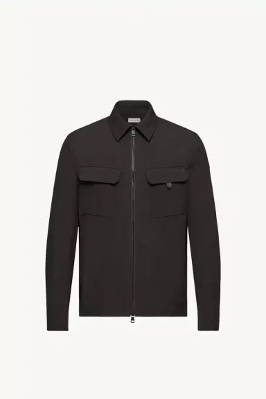 Moncler Seersucker Shirt Jacket | Thumbnail 2 Moncler Seersucker Shirt Jacket | Thumbnail 2