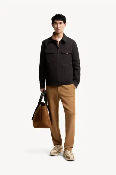Moncler Seersucker Shirt Jacket | Thumbnail 3 Moncler Seersucker Shirt Jacket | Thumbnail 3