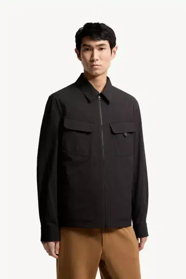Moncler Seersucker Shirt Jacket | Thumbnail 5 Moncler Seersucker Shirt Jacket | Thumbnail 5