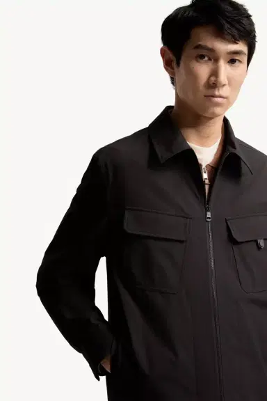 Moncler Seersucker Shirt Jacket | Thumbnail 7 Moncler Seersucker Shirt Jacket | Thumbnail 7