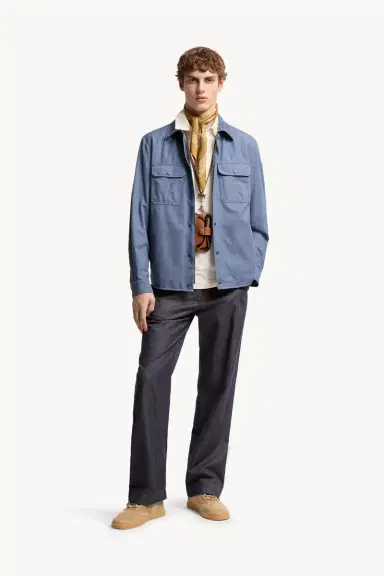 Moncler Denim Shirt Jacket | Thumbnail 3 Moncler Denim Shirt Jacket | Thumbnail 3