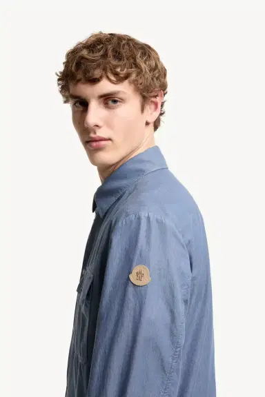 Moncler Denim Shirt Jacket | Thumbnail 4 Moncler Denim Shirt Jacket | Thumbnail 4