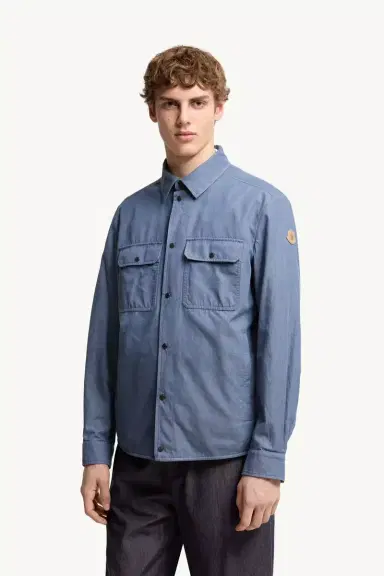 Moncler Denim Shirt Jacket | Thumbnail 5 Moncler Denim Shirt Jacket | Thumbnail 5